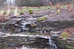 Spectacular Field Stone Waterfall